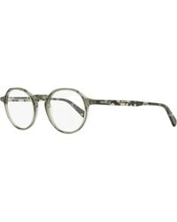 Moncler - Moncler Ml5120 Oval Keyhole Bridge Eyeglasses - Lyst