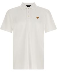 Versace - Cotton Polo Shirt - Lyst