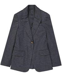Brunello Cucinelli - Wool Blazer - Lyst