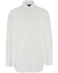 Polo Ralph Lauren - 'Custom Fit' Shirt With Pointed Collar And Contrasting Pony Embroidery On The Side - Lyst