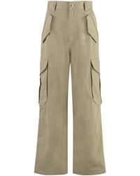 Bottega Veneta - Cappuccino Cotton Blend Cargo Pant - Lyst