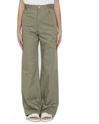 Loewe - Logo Patch High-waisted Trousers - Lyst