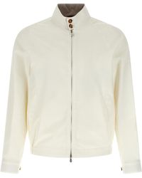 Brunello Cucinelli - Cotton Full-Length Jacket Clothing - Lyst