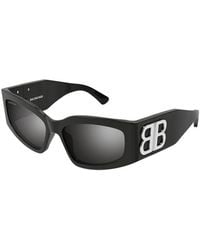 Balenciaga - Sunglasses Cat Eye Full Rim, Frame And Mirror Lens Bb0321S009 - Lyst