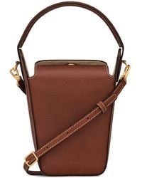Longchamp - Tote Bag With Detachable Strap Calf Leather: 100. Mini - Lyst