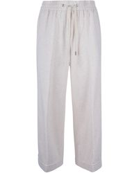 Peserico - Laced Loose Fit Trousers - Lyst