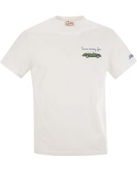 Mc2 Saint Barth - T-Shirt With Chest Print - Lyst