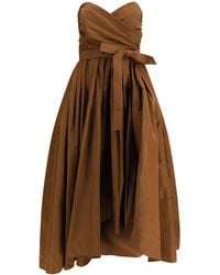 Pinko - Special-occasion Taffeta Dress With Sweetheart Neckline - Lyst