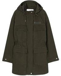 Closed - Drawstring-Waist Cotton Parka - Lyst