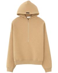 Fear Of God - Zip-Up Hooded Sweatshirt Cotton Sweatshirts - Lyst