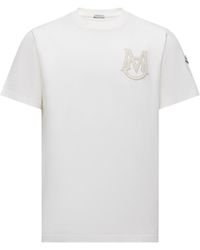 Moncler - Moncler Monogram Cotton T-Shirt - Lyst