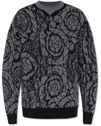 Versace - Wool Sweater, - Lyst