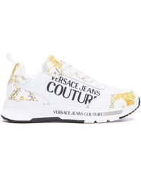 Versace - Chain Couture Sneakers - Lyst