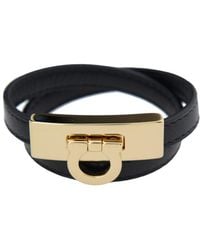 Ferragamo - Leather Bracelet - Lyst