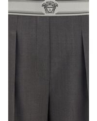 Versace - Wool And Mohair Pants - Lyst