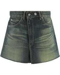 Our Legacy - Cover Denim Mini Skirt - Lyst