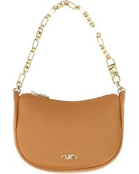 Michael Kors - Logo Plaque Chained Small Shoulder Bag - Lyst