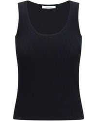 Max Mara - Ribbed Jersey Tank Top - Lyst