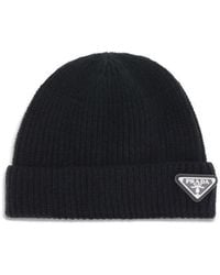Prada - Wool Oves Aries Beanie Accessory - Lyst