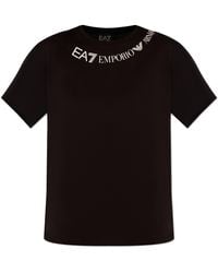 EA7 - T-Shirt With Logo - Lyst