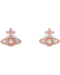 Vivienne Westwood - Earrings Olympia Brass - Lyst