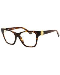 Versace - Eyeglasses Geometric Full Rim, Havana Frame And Clear Demo Lenses Lens Ve3341U108 - Lyst