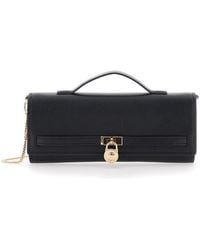 MICHAEL Michael Kors - 'Hamilton Moderne' Clutch With Padlock Detail On The Front - Lyst