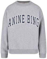 Anine Bing - Spencer Crew Neck Sweatshirt - Lyst
