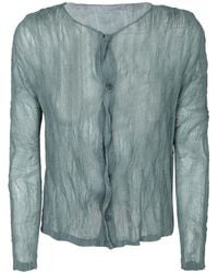 Issey Miyake - Chiffon Twist Cardigan - Lyst