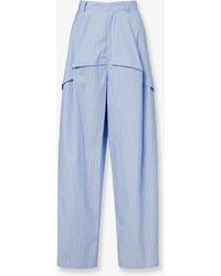 Loewe - Pyjama Trousers Striped Cotton - Lyst