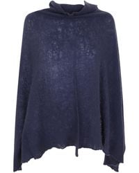Mirror In The Sky - Open Knitted Poncho - Lyst