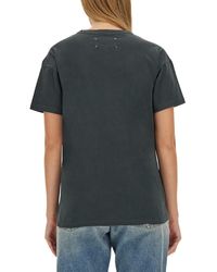 Maison Margiela - T-Shirt With Logo Cotton T-Shirts - Lyst