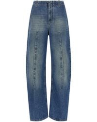 MM6 by Maison Margiela - Cotton High-Waisted Jean Clothing - Lyst