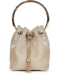 Jimmy Choo - Champagne Bon Bon Bucket Bag - Lyst