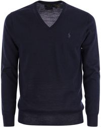 Polo Ralph Lauren - Washable Wool V-Knit - Lyst