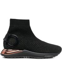 Ferragamo - Gardena Sock Ankle Sneakers 035222756164 - Lyst
