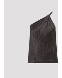 Rick Owens - One Shoulder Slip Top - Lyst