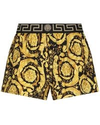 Versace - Barocco Print Pijama Shorts - Lyst