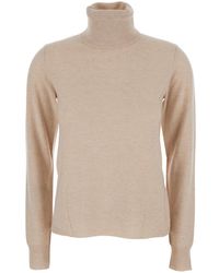 Max Mara - Wool Sweater With Turtleneck - Lyst