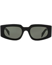 Retrosuperfuture - Cat Eye Sunglasses Tetra Black 53mm - Lyst