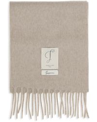 Jacquemus - Cavallo Fringed Scarf Fleece Wool Ovis Aries Hats E Hairbands - Lyst
