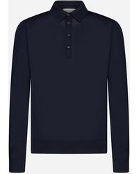 Piacenza Cashmere - Wool Polo Shirt - Lyst