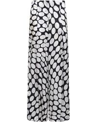 Dries Van Noten - Viscose Soft Ellipses-Printed Wide-Leg Trousers - Lyst