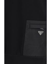Prada - Sweatshirt Stretch Jersey Viscose Knitwear - Lyst