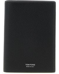 Tom Ford - Hammered Leather Passport Holder - Lyst