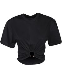 Rabanne - Ring Crop T-Shirt - Lyst