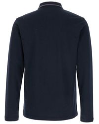 Emporio Armani - Long Sleeve Polo - Lyst