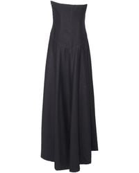 Alberta Ferretti - Long Dress - Lyst