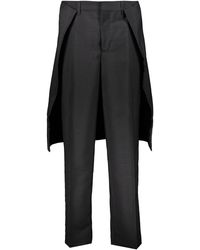 Burberry - Virgin Wool And Mohair Trousers - Lyst