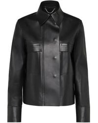 Ferragamo - Leather Jacket - Lyst